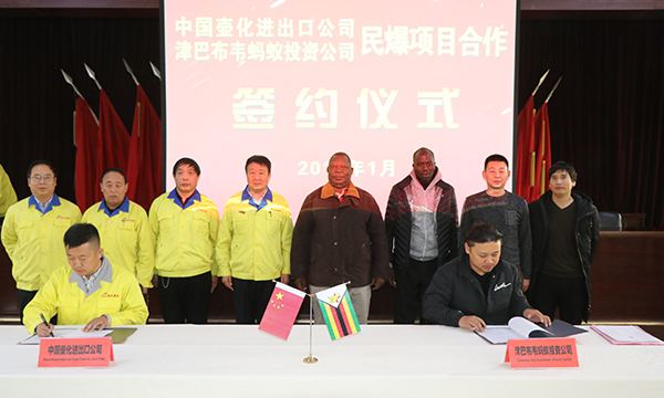 与津巴布韦蚂蚁投资公司签约